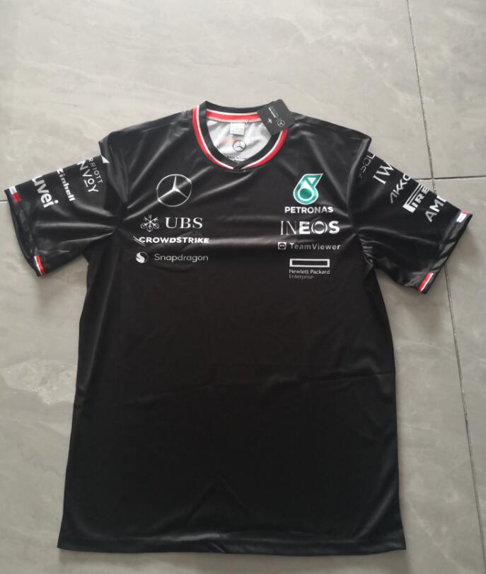 CAMISETA F1 Mercedes 2024 nueva camiseta negra F1