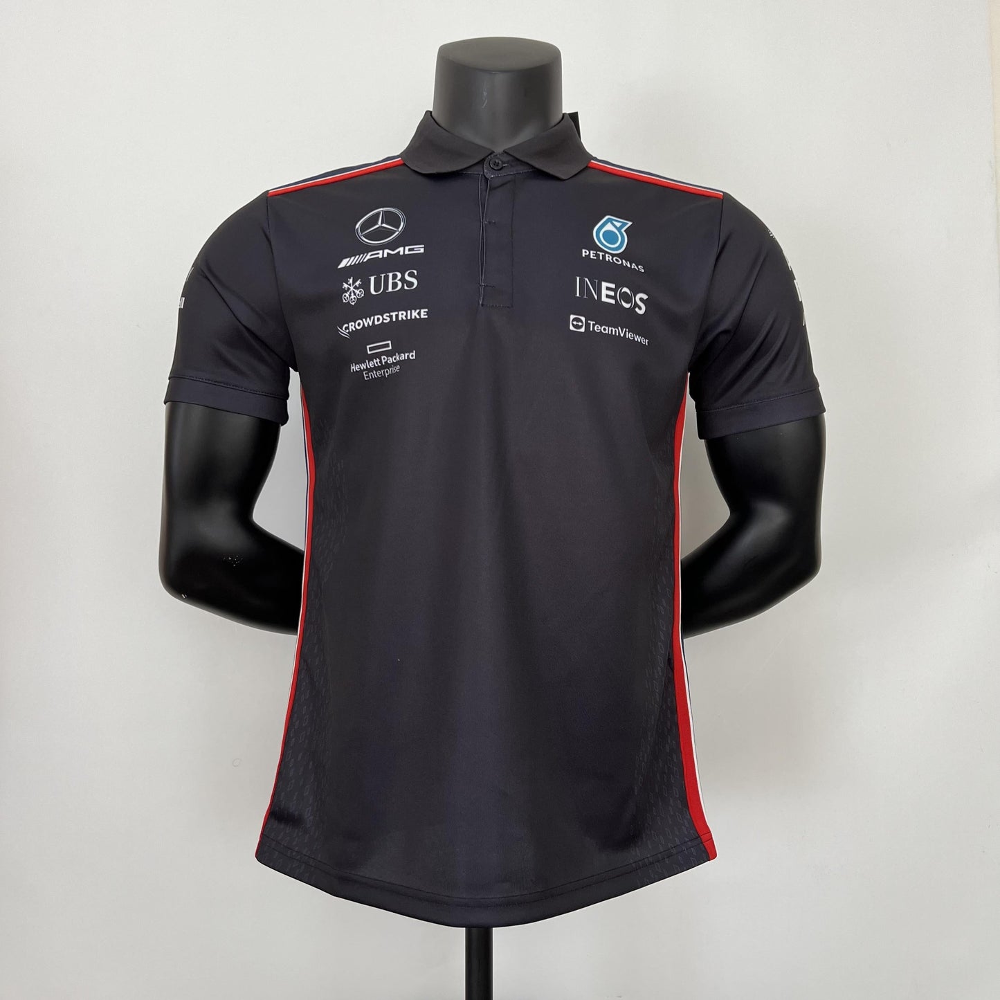 CAMISETA F1 Mercedes Benz 2023 Negra nueva - POLO