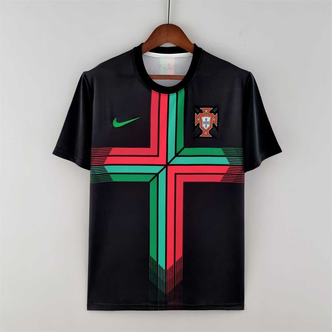 CAMISETA PORTUGAL EDICIÓN NEGRA 2022 HOMBRE