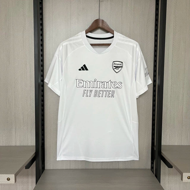 CAMISETA ARSENAL BLANCA VERSIÓN AFICIONADO EDICIÓN LIMITADA 24/25