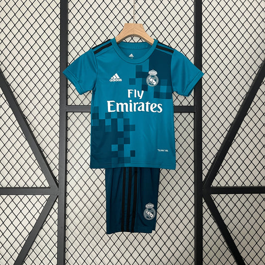 JERSEY REAL MADRID III 17/18 KIDS KIT (RETRO)