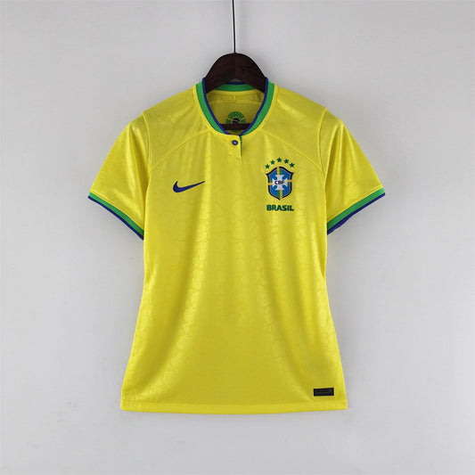 CAMISETA BRASIL I COPA MUNDIAL 2022 - MUJER