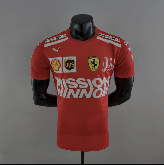 CAMISETA F1 Ferrari 23/24 - Camiseta roja de carreras