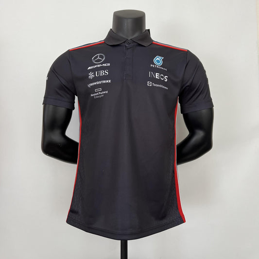 CAMISETA F1 Mercedes Benz 2023 Negra nueva - POLO
