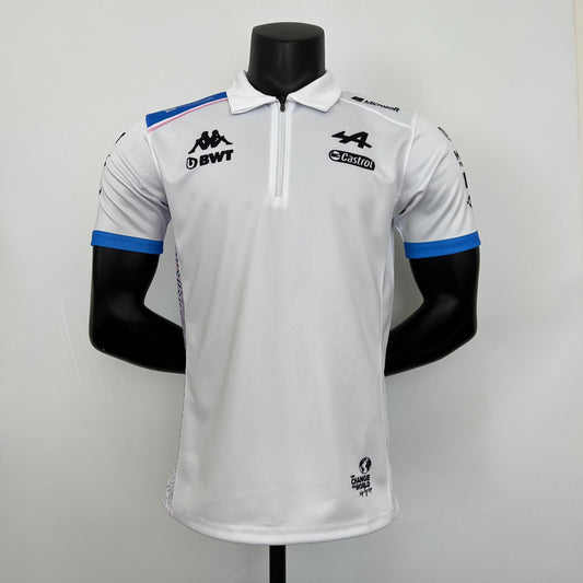 CAMISETA F1 Alpine 2023 F1 blanca - POLO