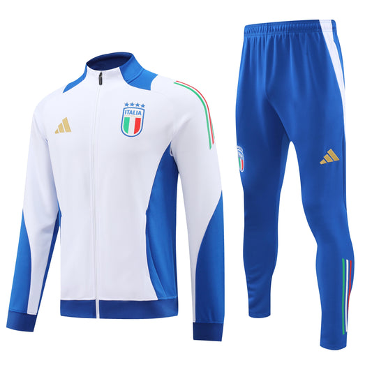ITALY TRACKSUIT 24/25 - UNISSEX/UNISSEX - WHITE E BLUE