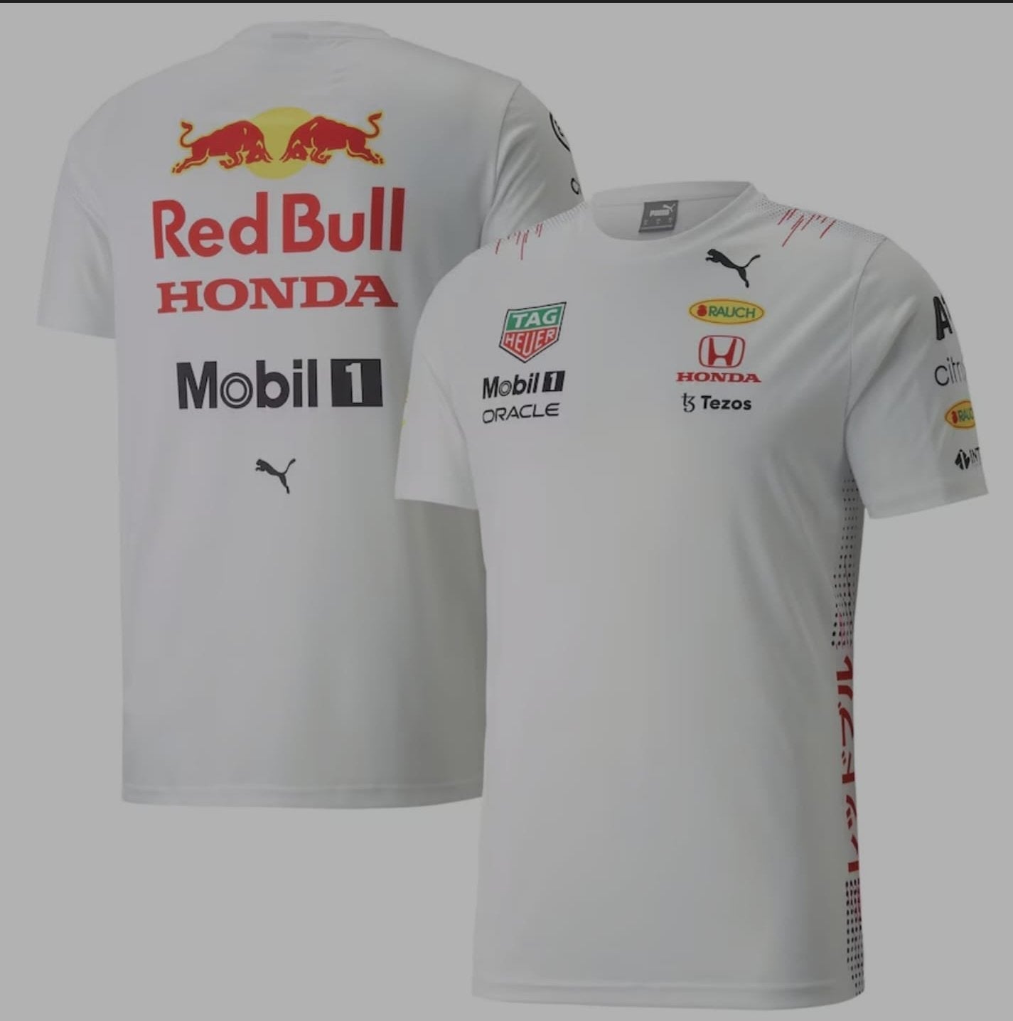 CAMISETA F1 RedBull 2021 - BLANCA