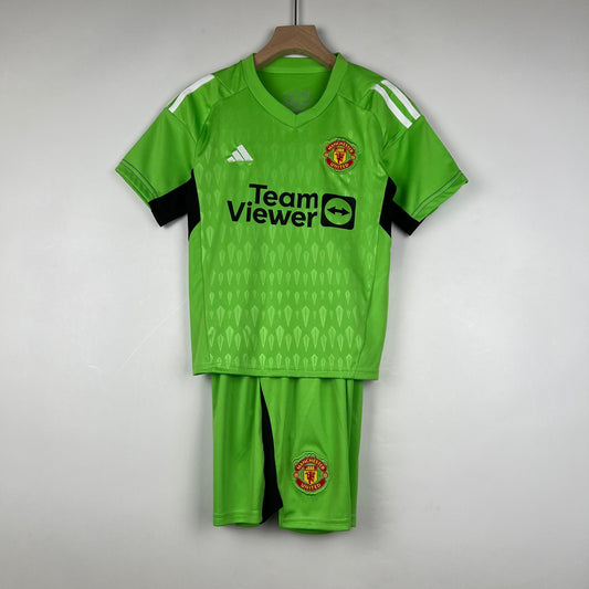 MANCHESTER UNITED GOALKEEPER I 23/24 KIDS KIT