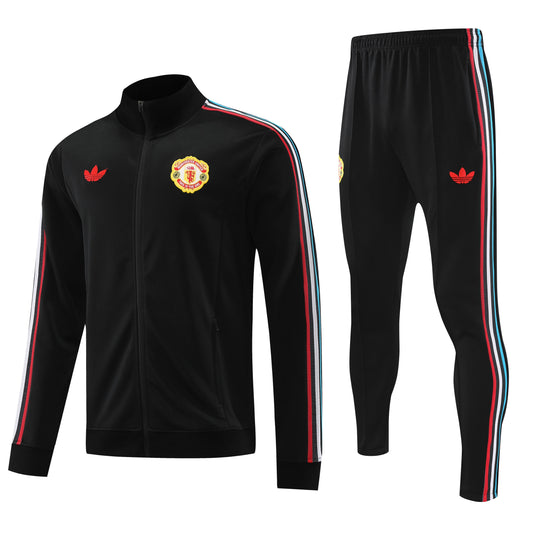 MANCHESTER UNITED TRACKSUIT 24/25 - UNISSEX/UNISSEX - BLACK