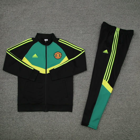 MANCHESTER UNITED TRACKSUIT 24/25 - UNISSEX/UNISSEX - GREEN E BLACK