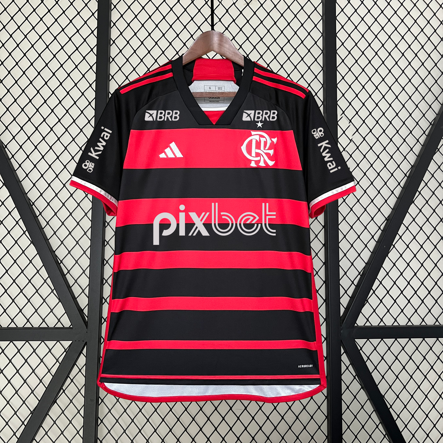 CAMISETA FLAMENGO I TODOS LOS PATROCINADORES 24/25 HOMBRES